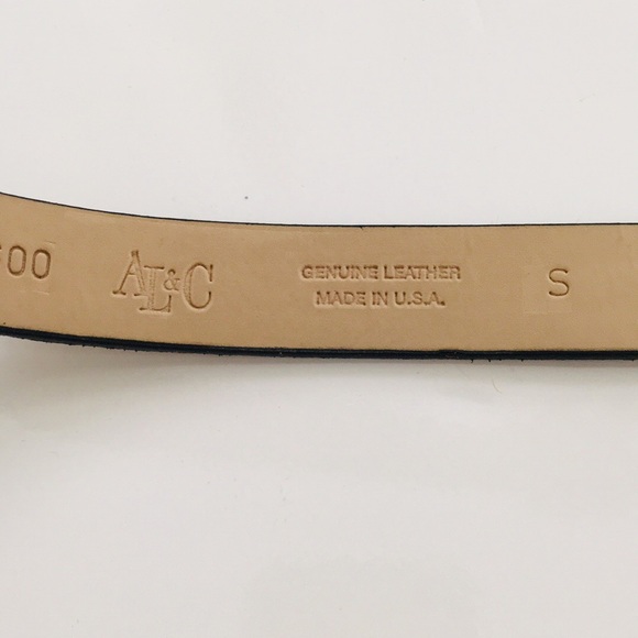 AL&C Leather/Animal Hide Belt - Picture 4 of 4